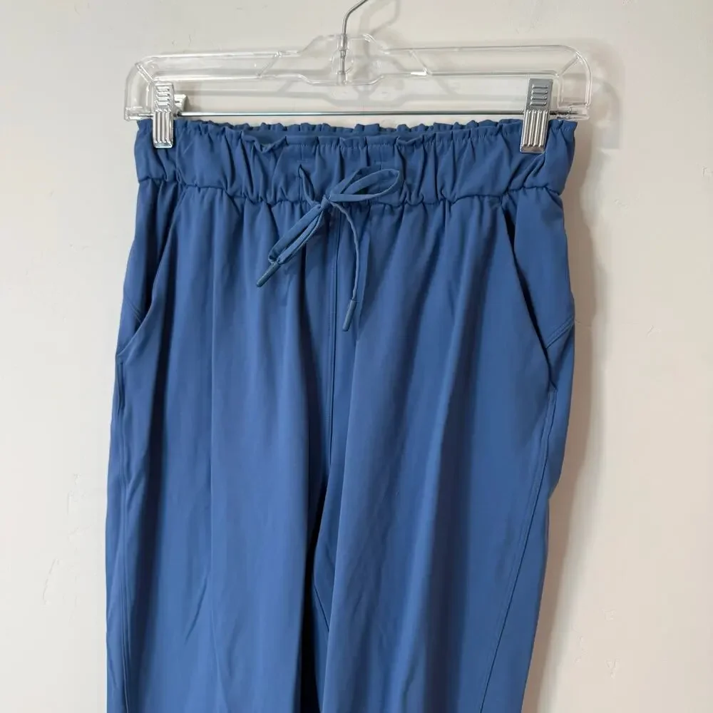 Lululemon Women's Stretch‎ High-Rise Jogger Pants Full Length Blue 4